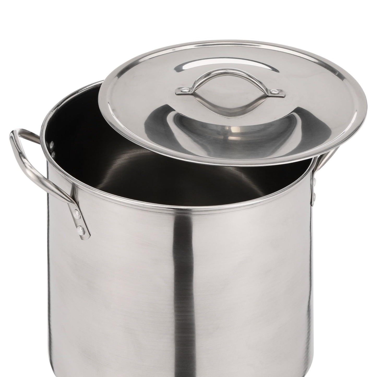 afeme 12-Qt Stainless Steel Stock Pot with Metal Lid - CookCave