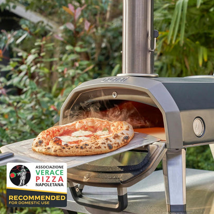 Ooni Karu 12G Multi-Fuel Outdoor Pizza Oven – Portable Wood Fired and Gas Pizza Oven - Outdoor Portable Pizza Oven For Authentic Stone Baked Pizzas - Countertop Pizza Oven - CookCave