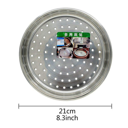 Saim Round Steaming Basket/Stainless Steel Food Cooking Steamer Rack Cookware 8.3 Inch Diameter - CookCave