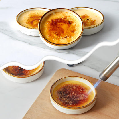 ONEMORE Ramekins 4 oz - Oven Safe Shallow Ramekins for Creme Brulee - Set of 6 - CookCave