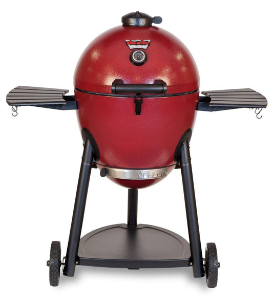 Char-Griller 06620 Akorn Kamado Kooker Charcoal Barbecue Grill and Smoker, Red - CookCave