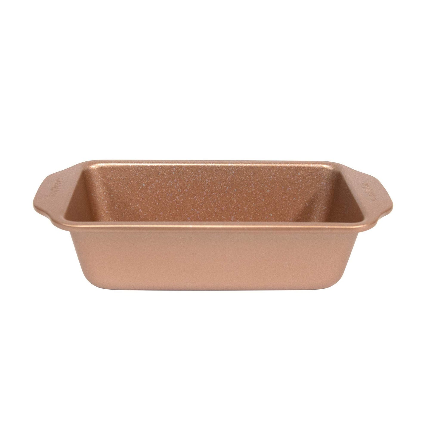 casaWare Loaf Pan 9 x 5-Inch Ceramic Coated Non-Stick (Rose Gold Granite) - CookCave