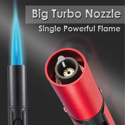 Urgrette 2 Pack Butane Torch Lighter, 6-inch Refillable Pen Lighter Adjustable Jet Flame Butane Lighter for Grill BBQ Candle Camping (Gas Not Included) Raven & Ruby - CookCave