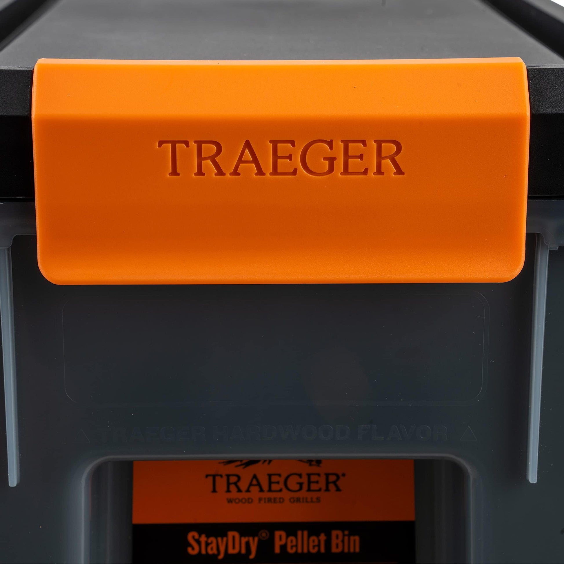 Traeger Pellet Grills BAC637 Stay Dry Pellet Bin, Wood Pellet Storage with Locking Lid, Black - CookCave