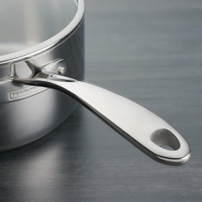 Tramontina Covered Sauce Pan Tri-Ply Clad (3 Qt), 80116/035DS - CookCave