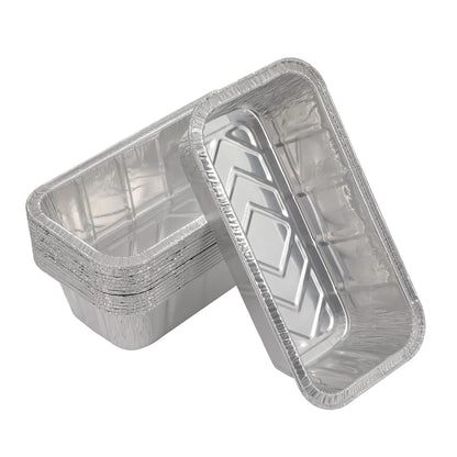 Waytiffer Loaf Pans [25 Pack] 2Lb Heavy Duty Disposable Aluminum Foil Premium Bread Tins Standard Size - 8.5" X 4.5" X 2.5" Perfect for Homemade Cakes & Breads - CookCave