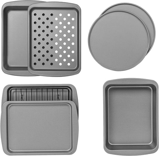 G & S Metal Products Company Ovenstuff Toaster Oven Bakeware Set, 8-Piece Set - CookCave