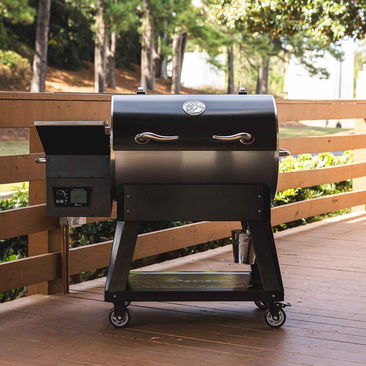 recteq Deck Boss RT-590 Wood Pellet Smoker Grill | Wi-Fi-Enabled, Electric Pellet Grill | 592 Square Inches of Cook Space - CookCave