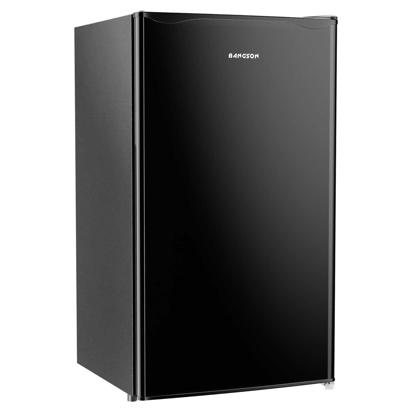 BANGSON Mini Fridge with Freezer, 3.2Cu.Ft, Single Door Small Refrigerator, Energy-efficient, Low Noise, Mini fridge for Bedroom Dorm and Office, Black - CookCave