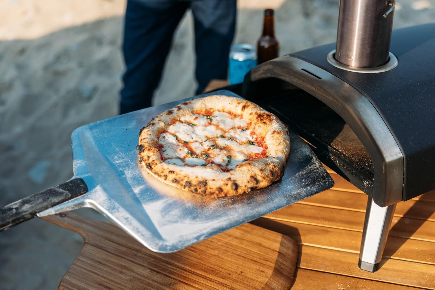 Ooni Fyra 12 Wood Fired Outdoor Pizza Oven - Portable Hard Wood Pellet Pizza Oven - Ideal for Any Outdoor Kitchen - Outdoor Cooking Pizza Maker - Backyard Pizza Ovens - Countertop Pizza Oven - CookCave