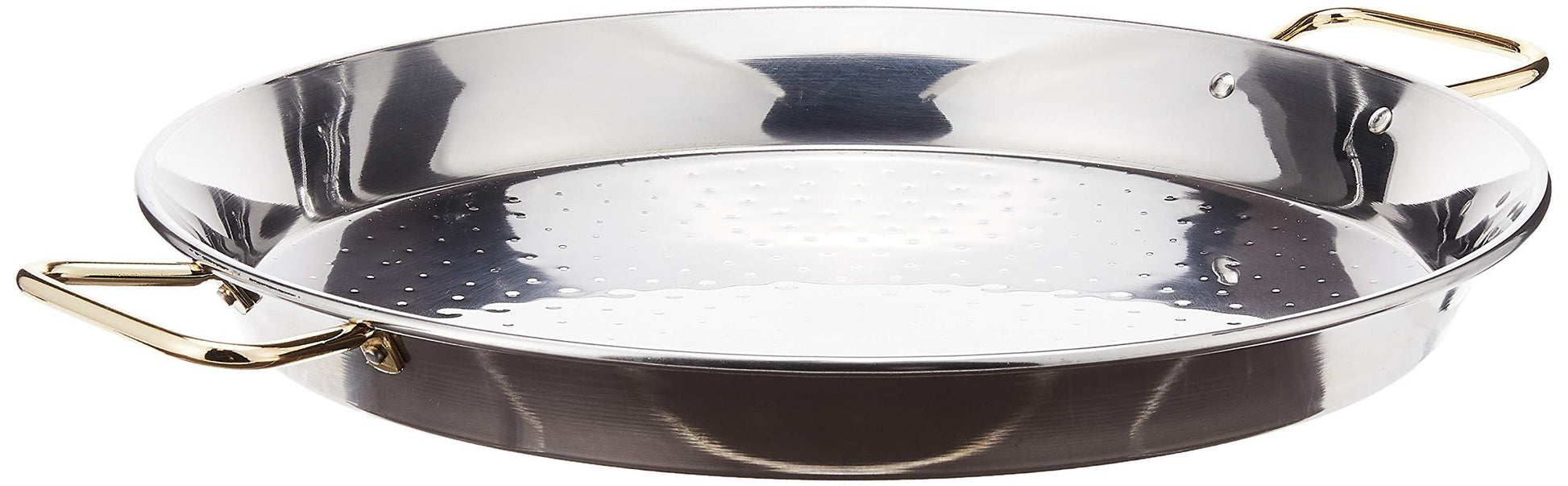 Garcima 16-Inch Stainless Steel Paella Pan, 40 cm - CookCave