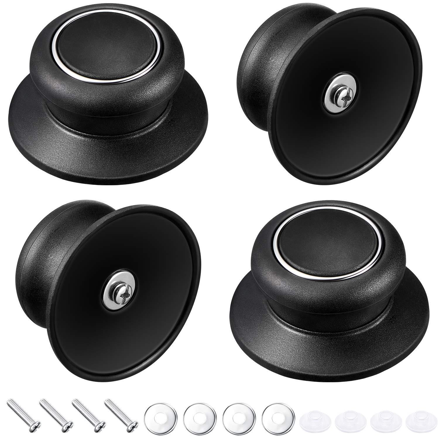 4 Pieces Pot Lid Knob Pan Lid Holding Handle Universal Kitchen Cookware Lid Replacement Knob - CookCave