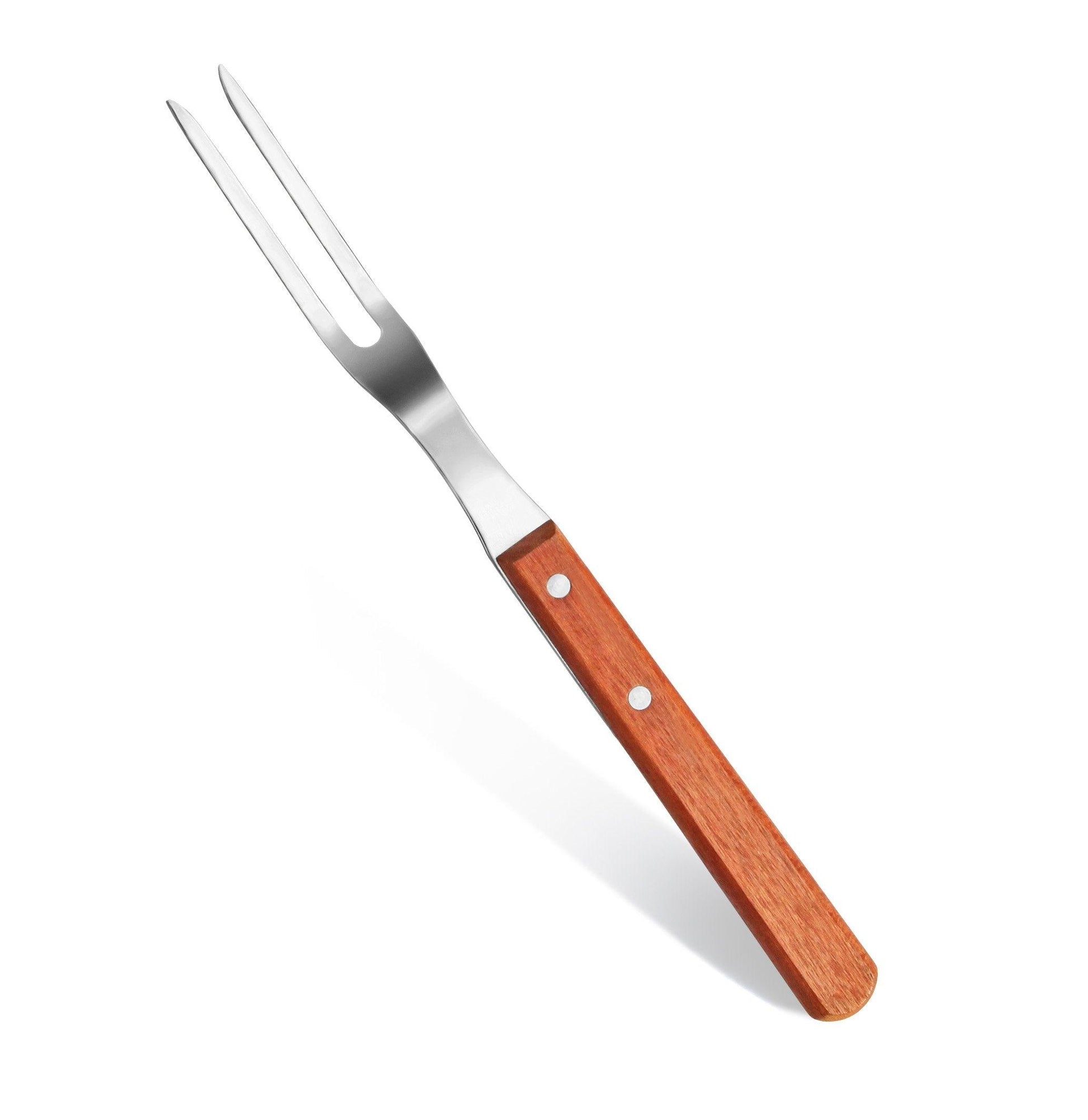 New Star Foodservice | Commercial Grade BBQ Fork, Wood Handle (13-Inch) - CookCave