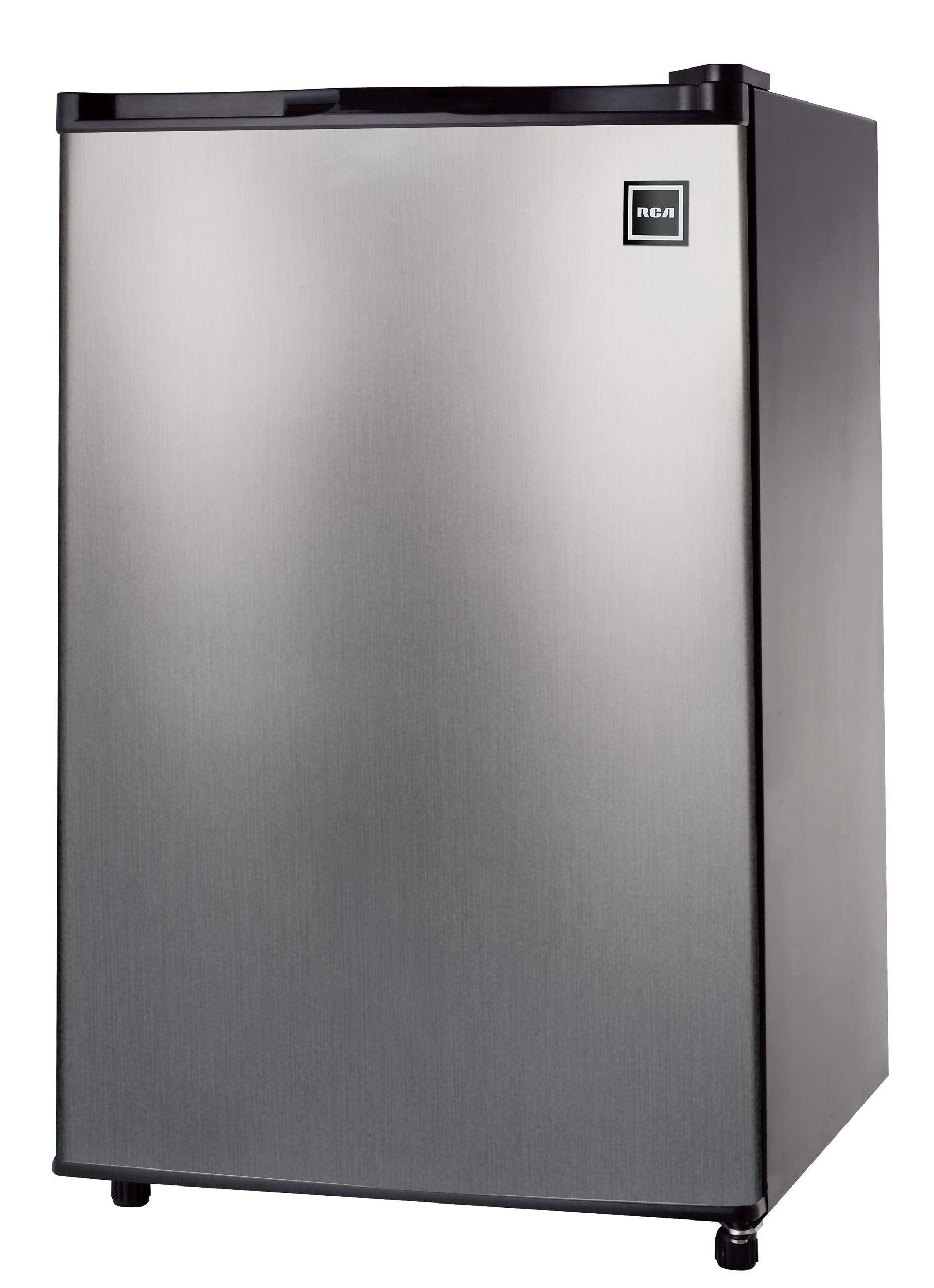 RCA 465 RFR441/RFR465 RFR441 Compact Fridge, 4.5 Cubic Feet, Stainless Steel - CookCave