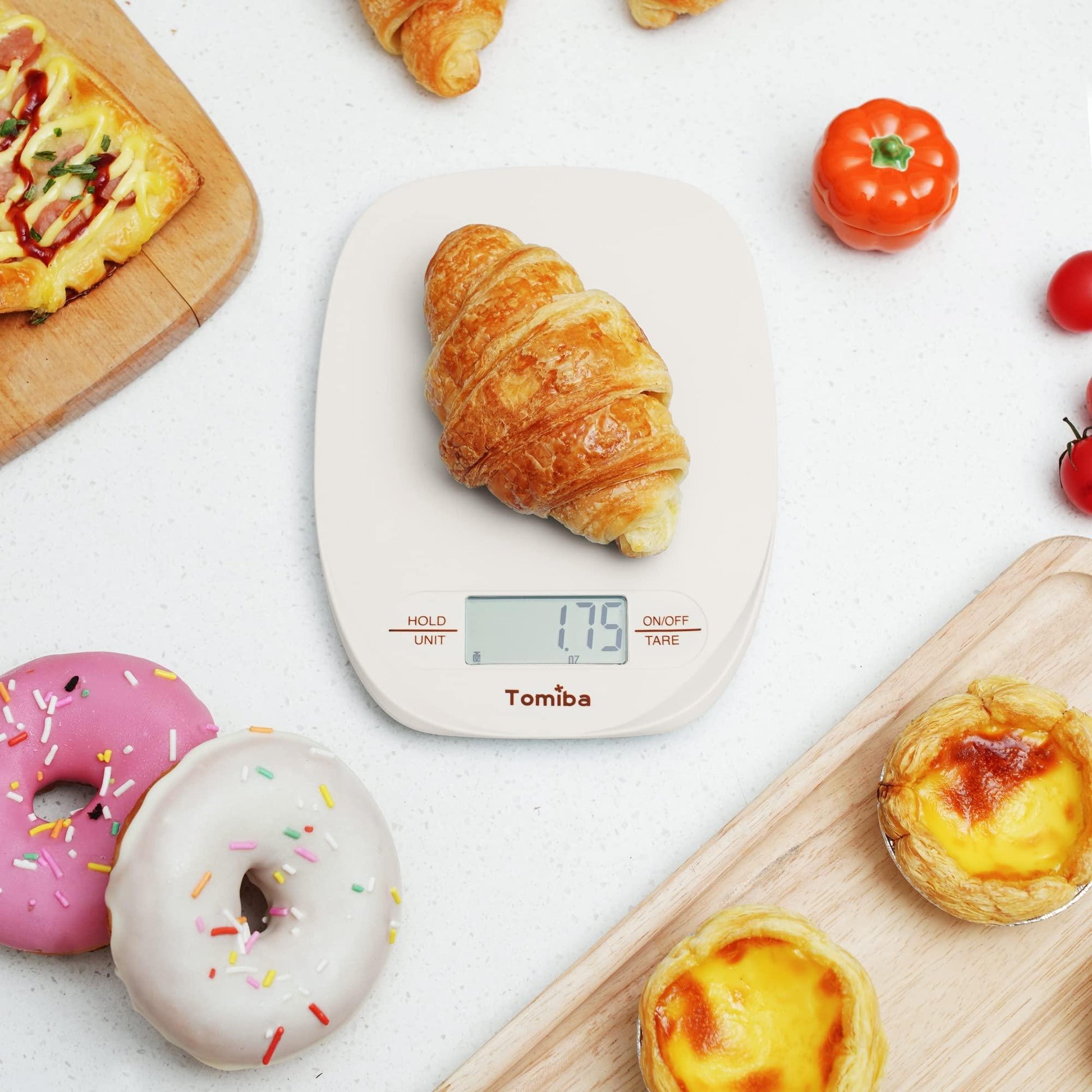 Tomiba Digital Food Scale 11 Lbs for Kitchen Baking Scale Digital Weight Grams and Ounces EK6011C - CookCave