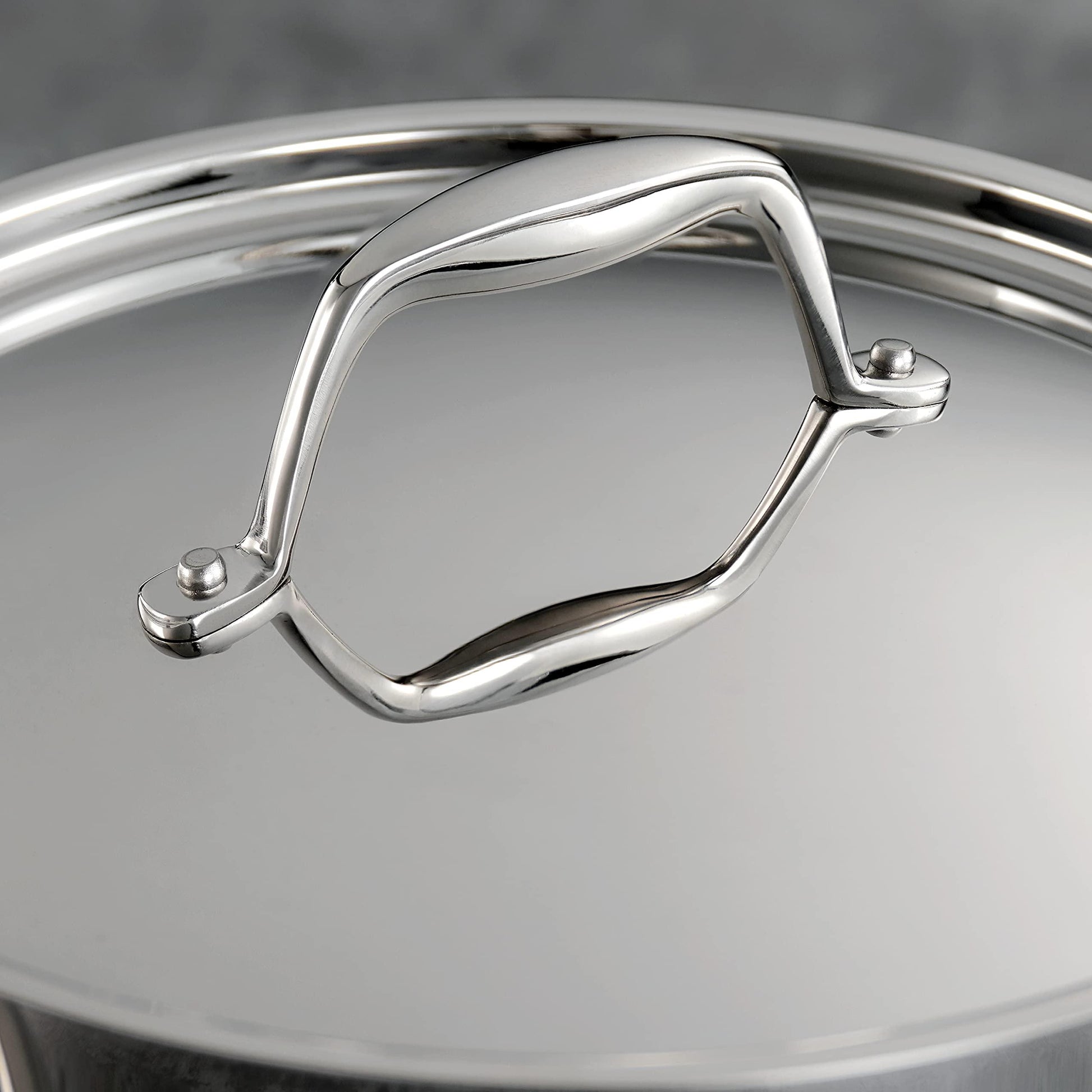 Tramontina Covered Sauce Pan Stainless Steel Tri-Ply Clad 1.5-Quart, 80116/021DS - CookCave