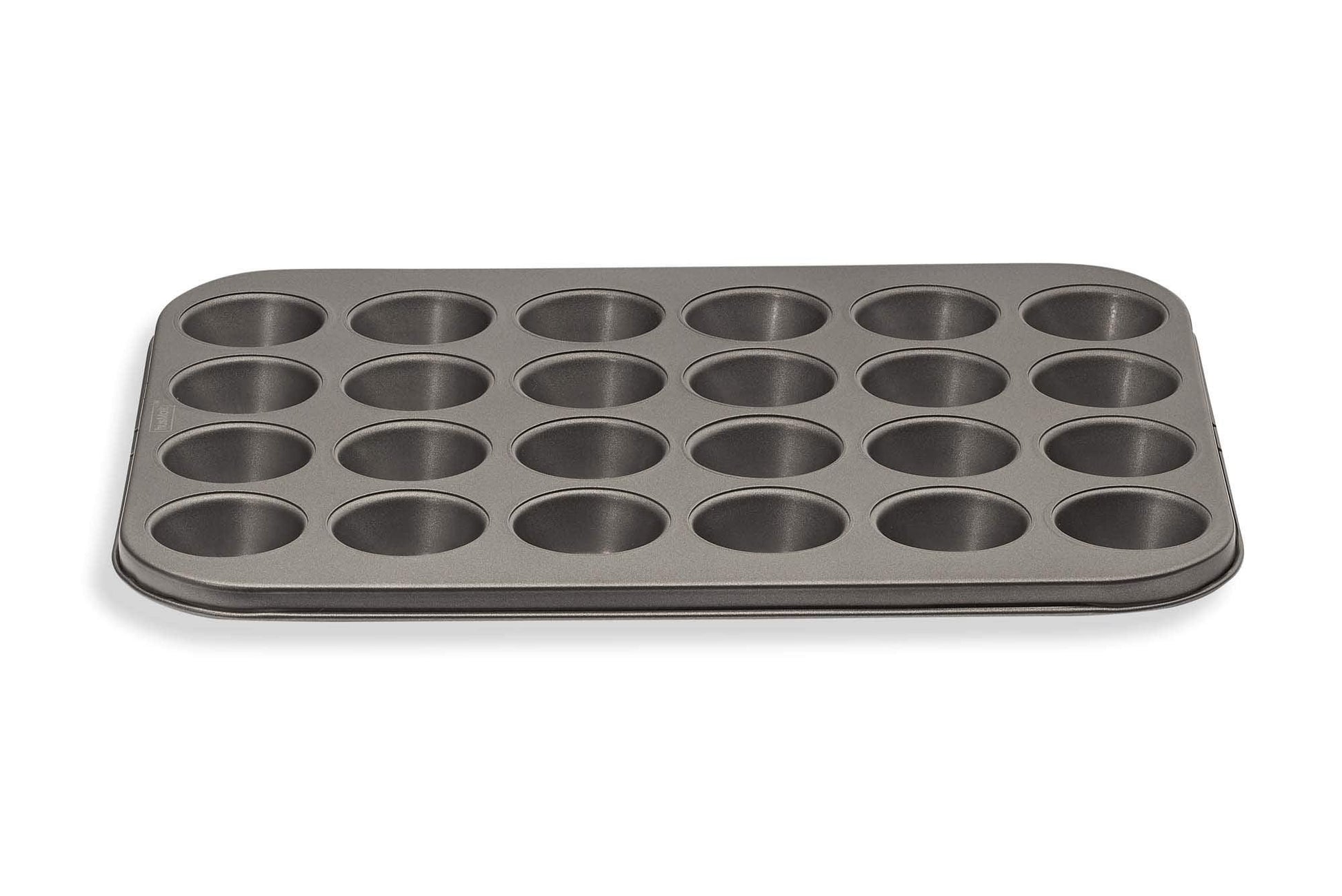 husMait 24 Cup Mini-Muffin Pan - Premium Non Stick Kitchen Cupcake Pan for Baking Mini Cupcakes, Small Muffins, and Tarts - CookCave