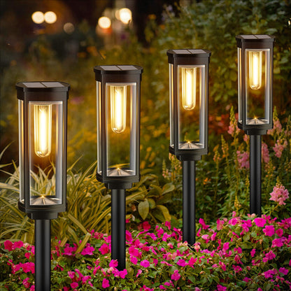 BITPOTT Solar Pathway Lights Bright, 8 Pack Outdoor Garden Landscape Lights Solar Powered Auto On/Off,Long Lasting Solar Yard Lights for Lawn Patio Walkway Driveway Decor - CookCave