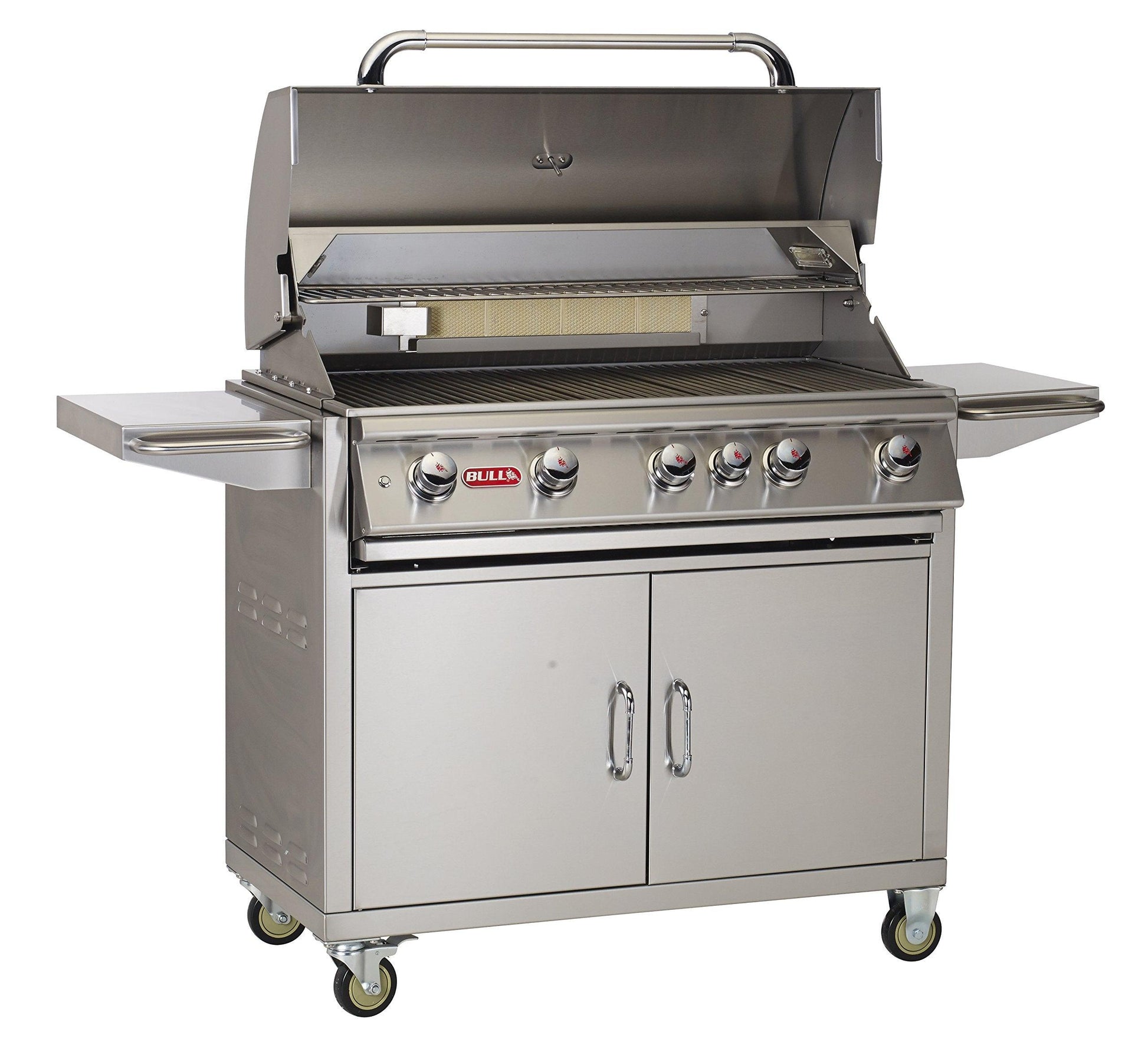 Bull Outdoor Products BBQ 55001 Brahma 90,000 BTU Grill with Cart, Natural Gas - CookCave