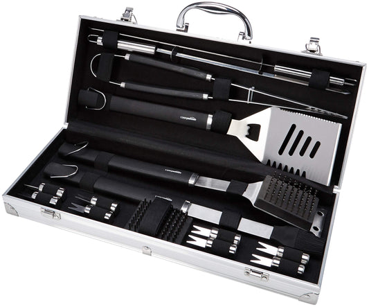 Amazon Basics Grilling Tool Set - 15piece - CookCave