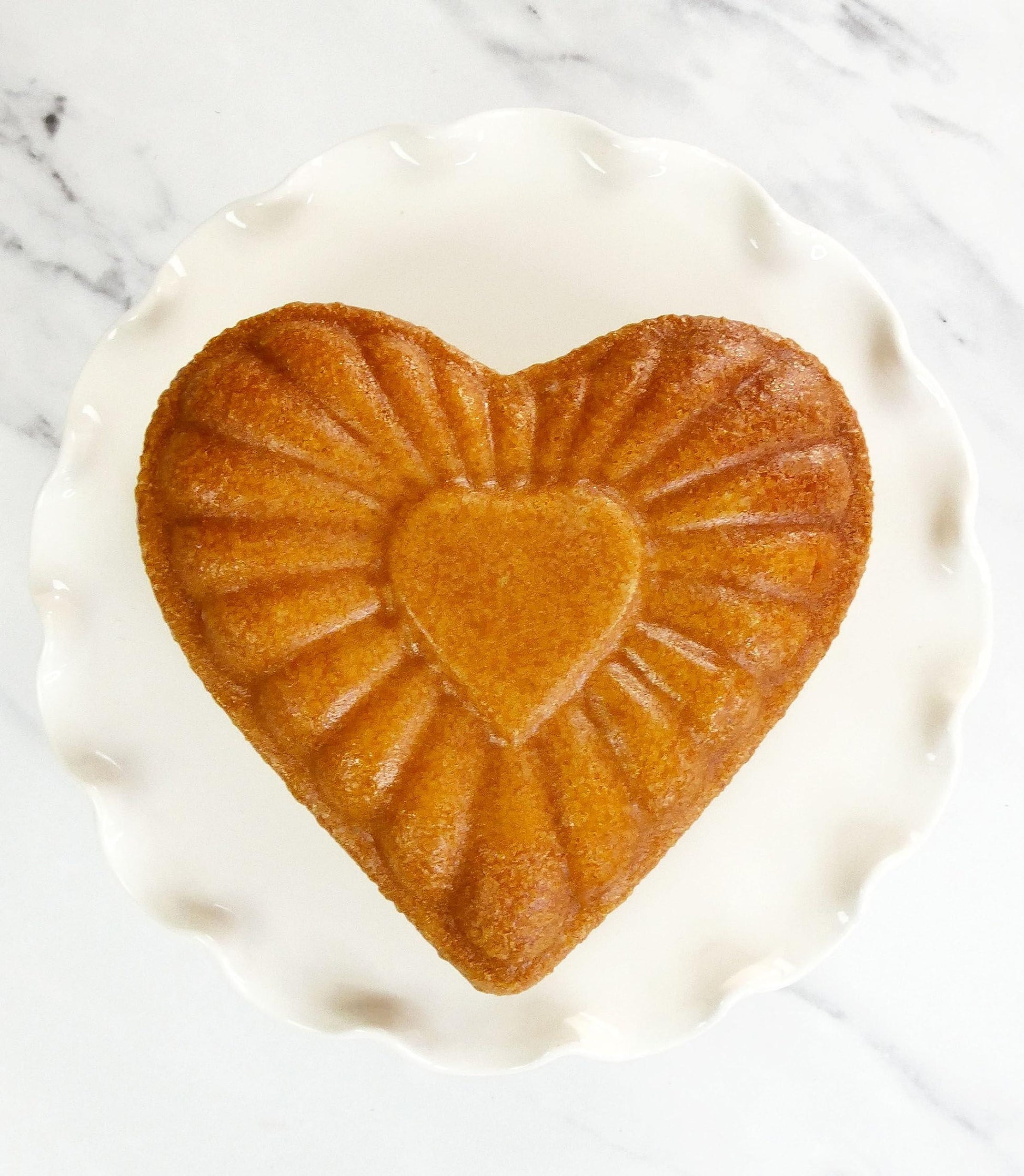 USA Pan Global Bakeware Fancy Heart Cake Pan - CookCave