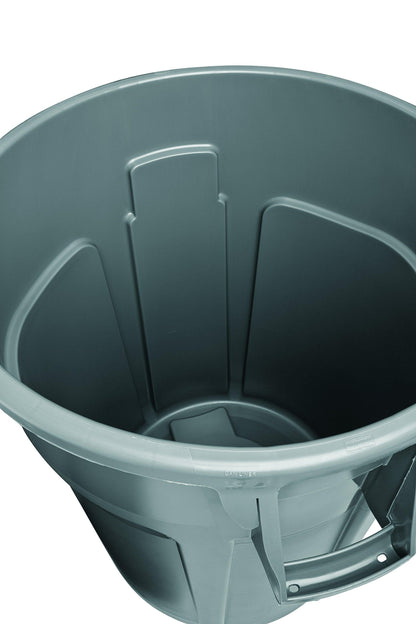 Rubbermaid Commercial Products Brute Heavy-Duty Round Recycling/Composting Bin, 20-Gallon, Recycle, Trash Can/Waste Container for Home/Garage/Bathroom/Outdoor/Driveway - CookCave