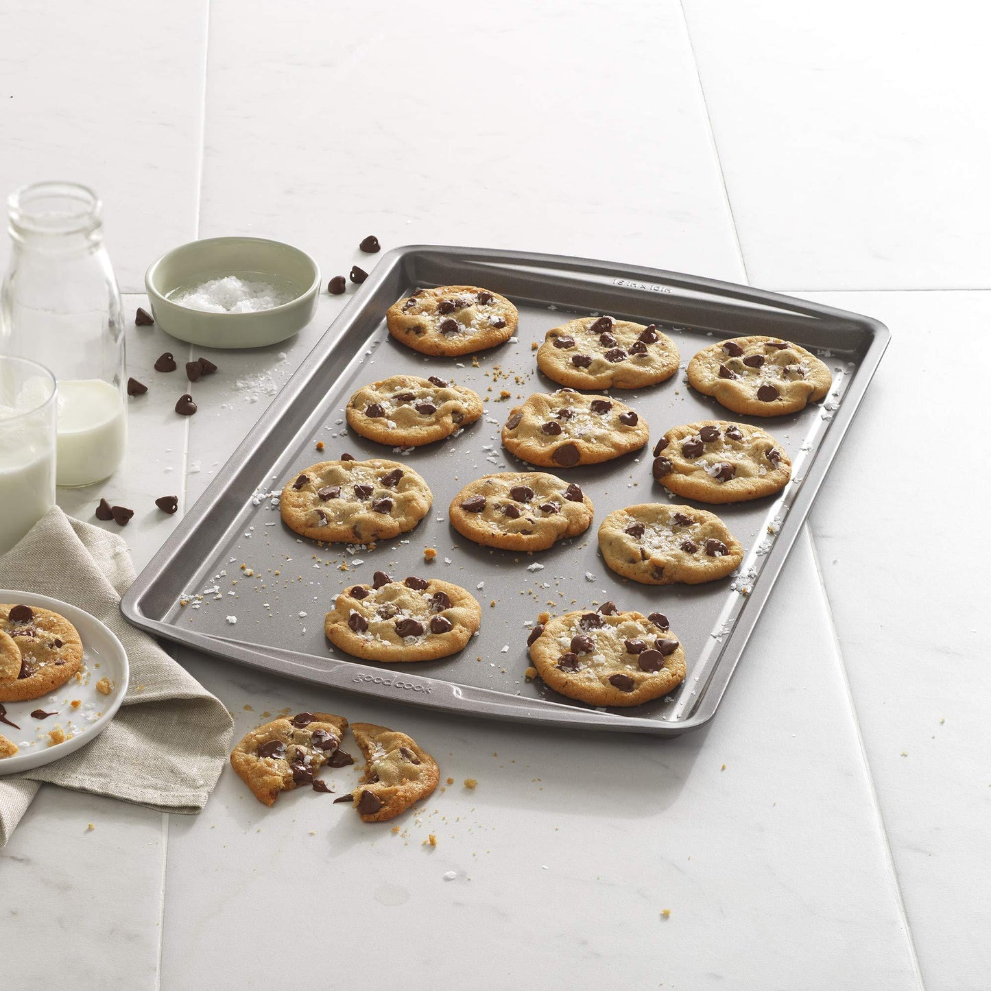 Good Cook Cookie Baking Sheet, 15 x 10 Inch, Gray - CookCave