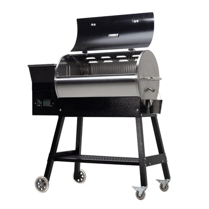 recteq Patio Legend 410 Wood Pellet Smoker Grill | Wifi & App Connectivity | Temp Range 180° to 700+° - CookCave