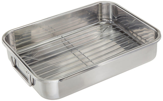 ExcelSteel 591 Roasting Pan, Stainless - CookCave