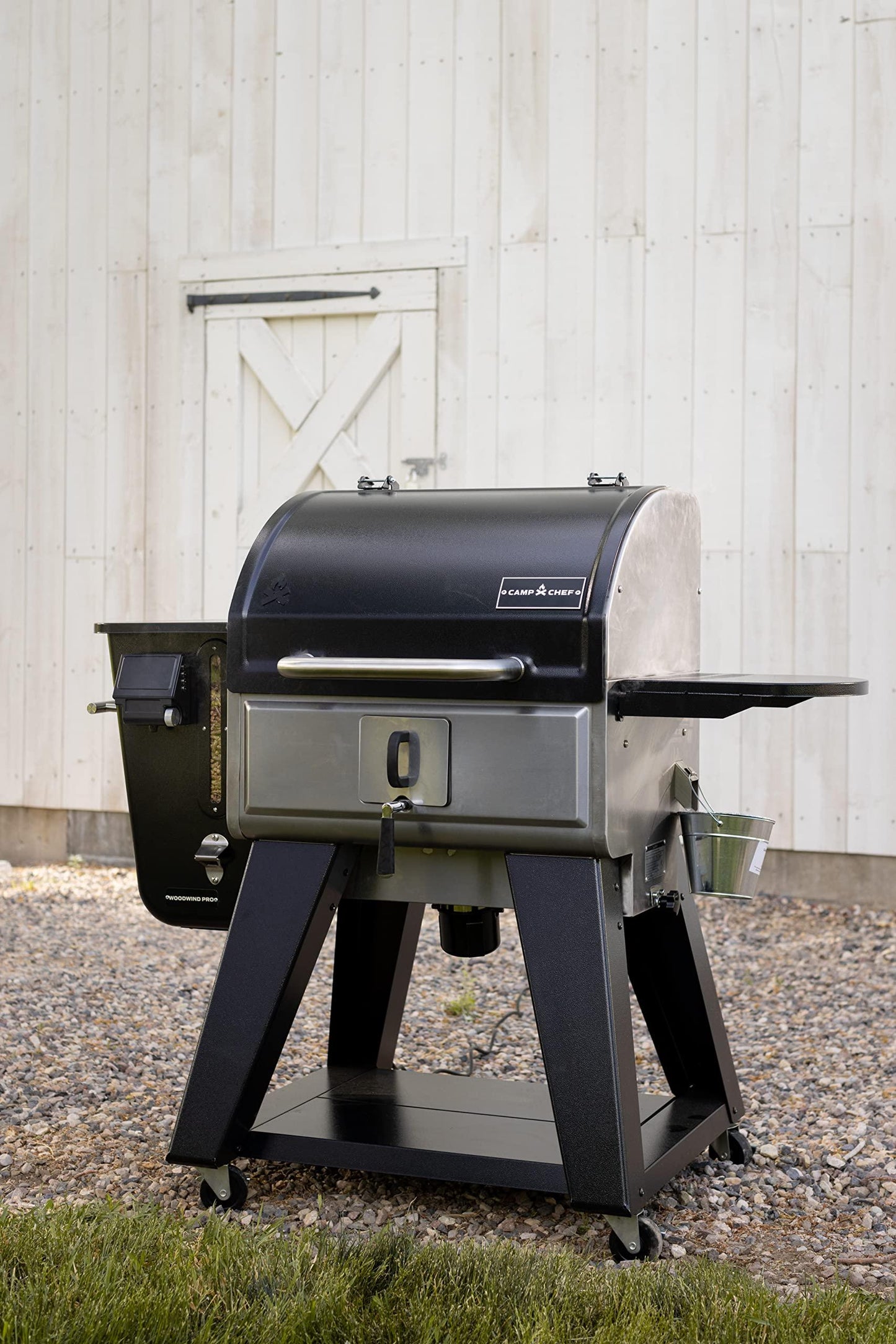 Camp Chef Woodwind Pro 24 Grill - Pellet Grill & Smoker for Outdoor Cooking - Comes with WIFI Connectivity - Sidekick Compatible - 811 Sq In Total Rack Surface Area - CookCave