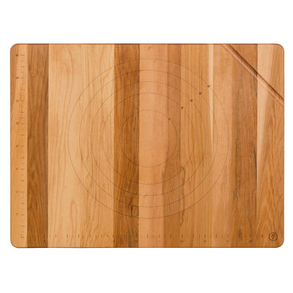 JK Adams Maple with Walnut 24x18 Inch Cleat Pastry Board - CookCave