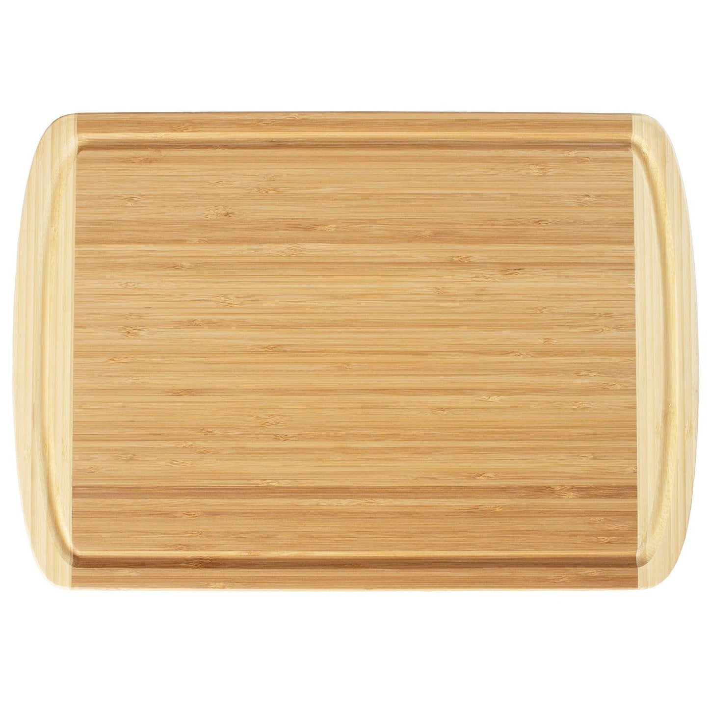 Totally Bamboo Reversible Baker's Board and Carving Butcher Block with Juice Grooves - CookCave