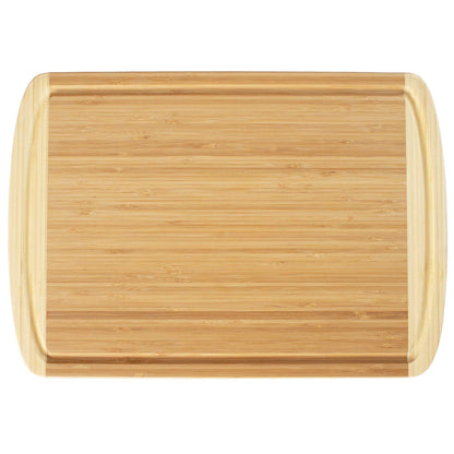 Totally Bamboo Reversible Baker's Board and Carving Butcher Block with Juice Grooves - CookCave