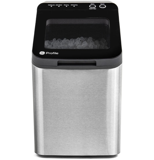 GE Profile Opal 1.0 Nugget Ice Maker| Countertop Pebble Ice Maker | Portable Ice Machine Makes up to 34 lbs. of Ice Per Day | Stainless Steel Finish - CookCave