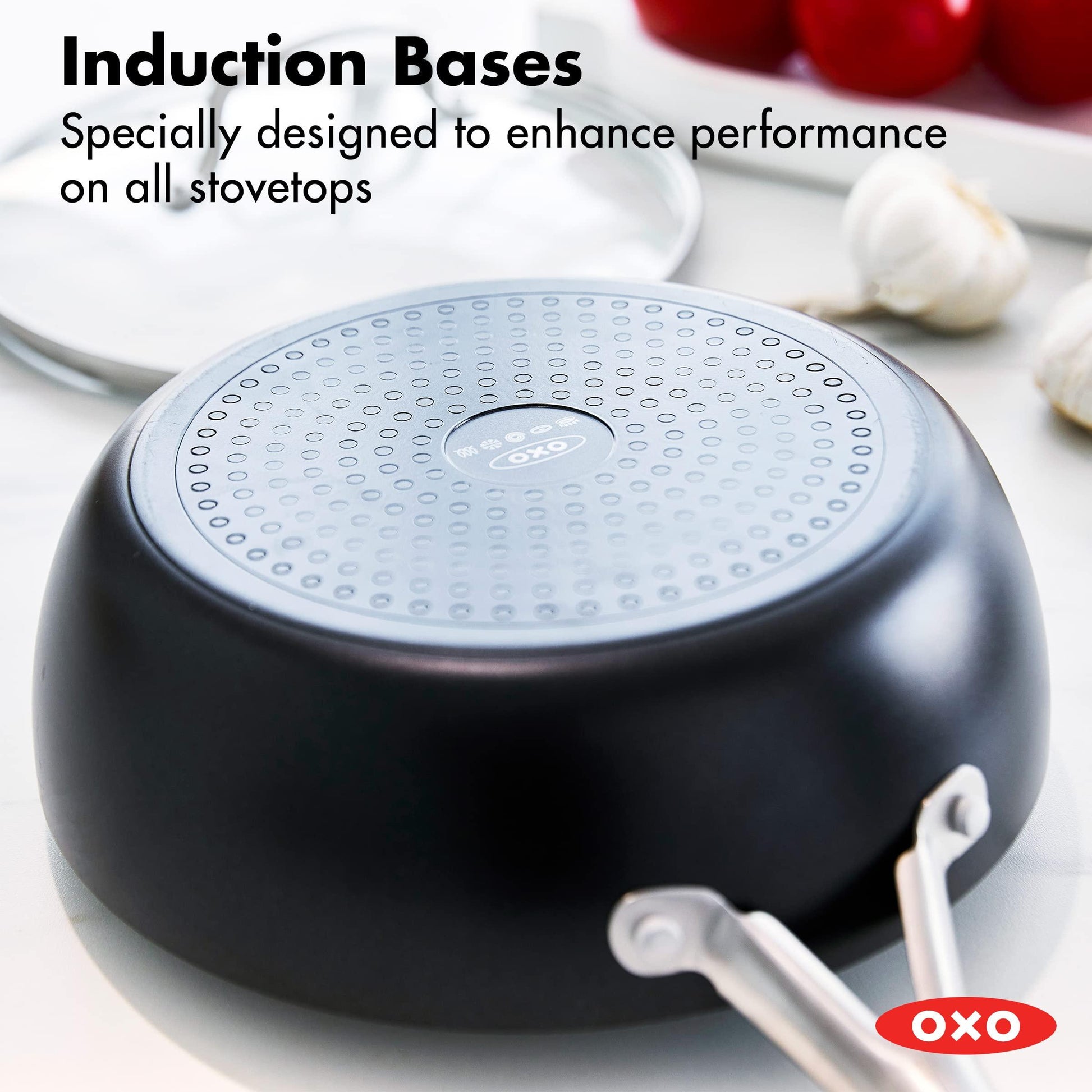 OXO Agility Series 3QT Chef’s Pan with Lid, PFAS-Free Nonstick Lightweight Aluminum, Induction Base, Quick Even Heating, Stainless Steel Handles, Chip-Free Rims, Dishwasher & Oven Safe, Black - CookCave