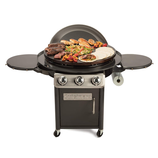 Cuisinart CGG-999 30-Inch Round Flat Top Surface 360° XL Griddle Outdoor Cooking Station - CookCave