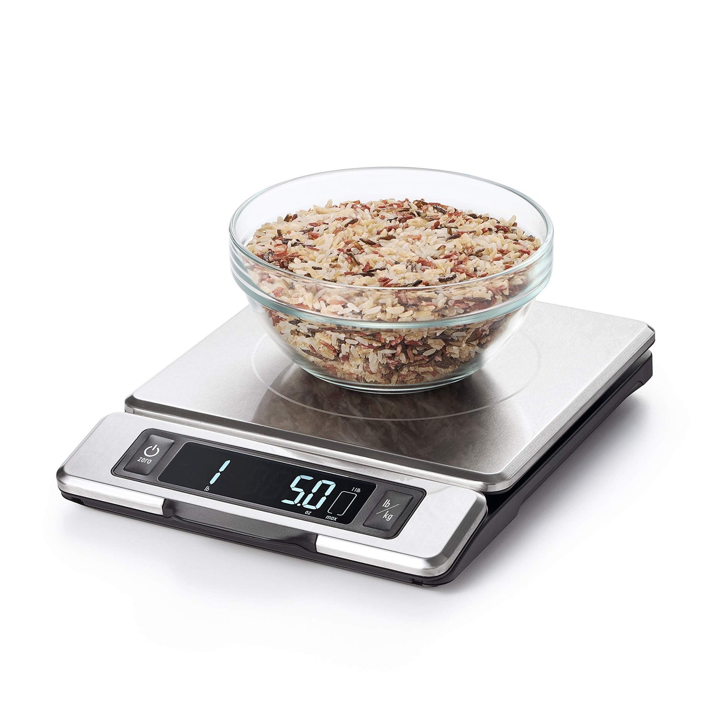 OXO Good Grips 11-Pound Stainless Steel Food Scale with Pull-Out Display - CookCave