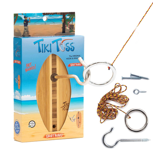 Tiki Toss Original Edition - Indoor & Outdoor Ring Toss Game for All Ages - CookCave