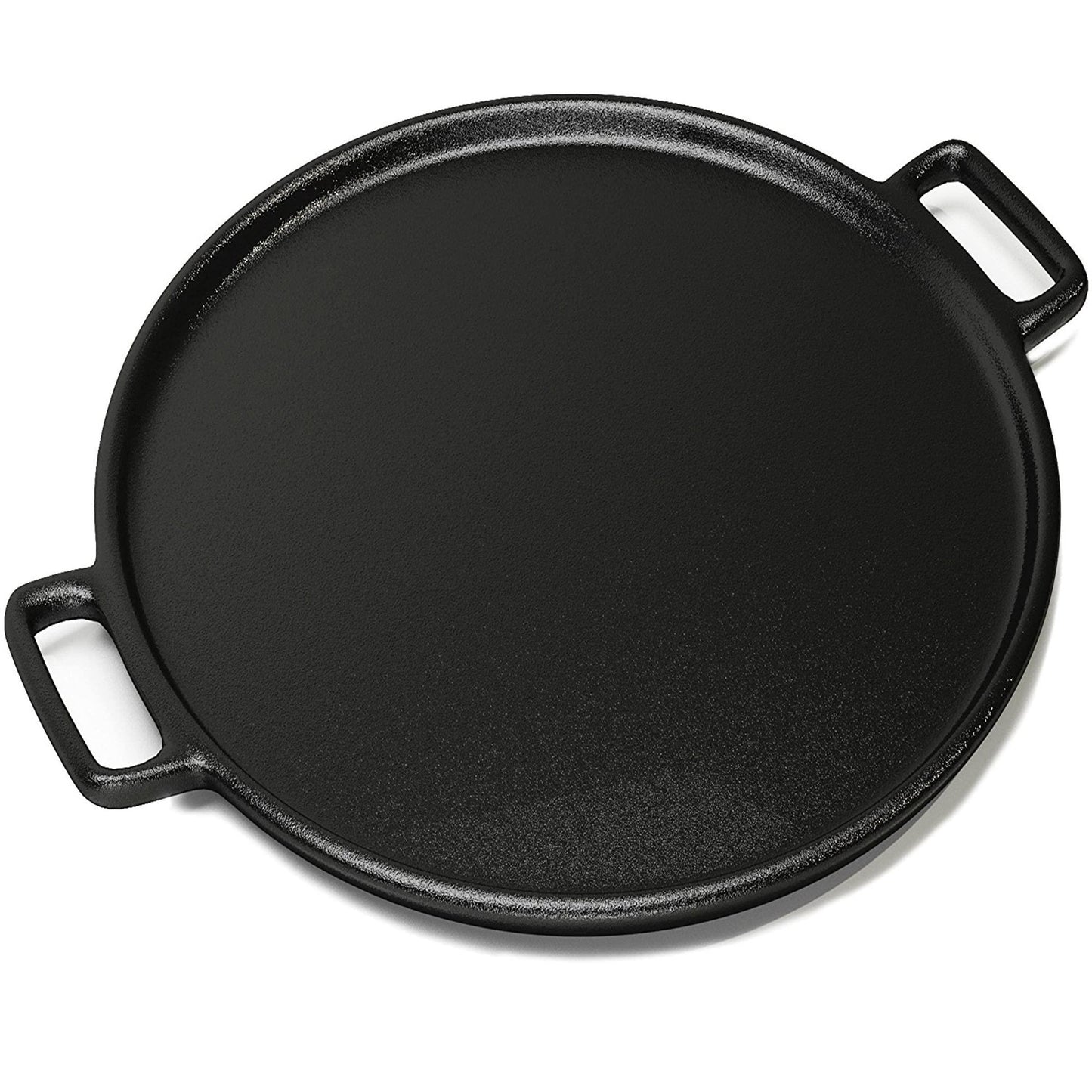 Home-Complete Cast Iron Pizza Pan-14” Skillet for Cooking, Baking, Grilling-Durable, Long Lasting, Even-Heating and Versatile Kitchen Cookware - CookCave