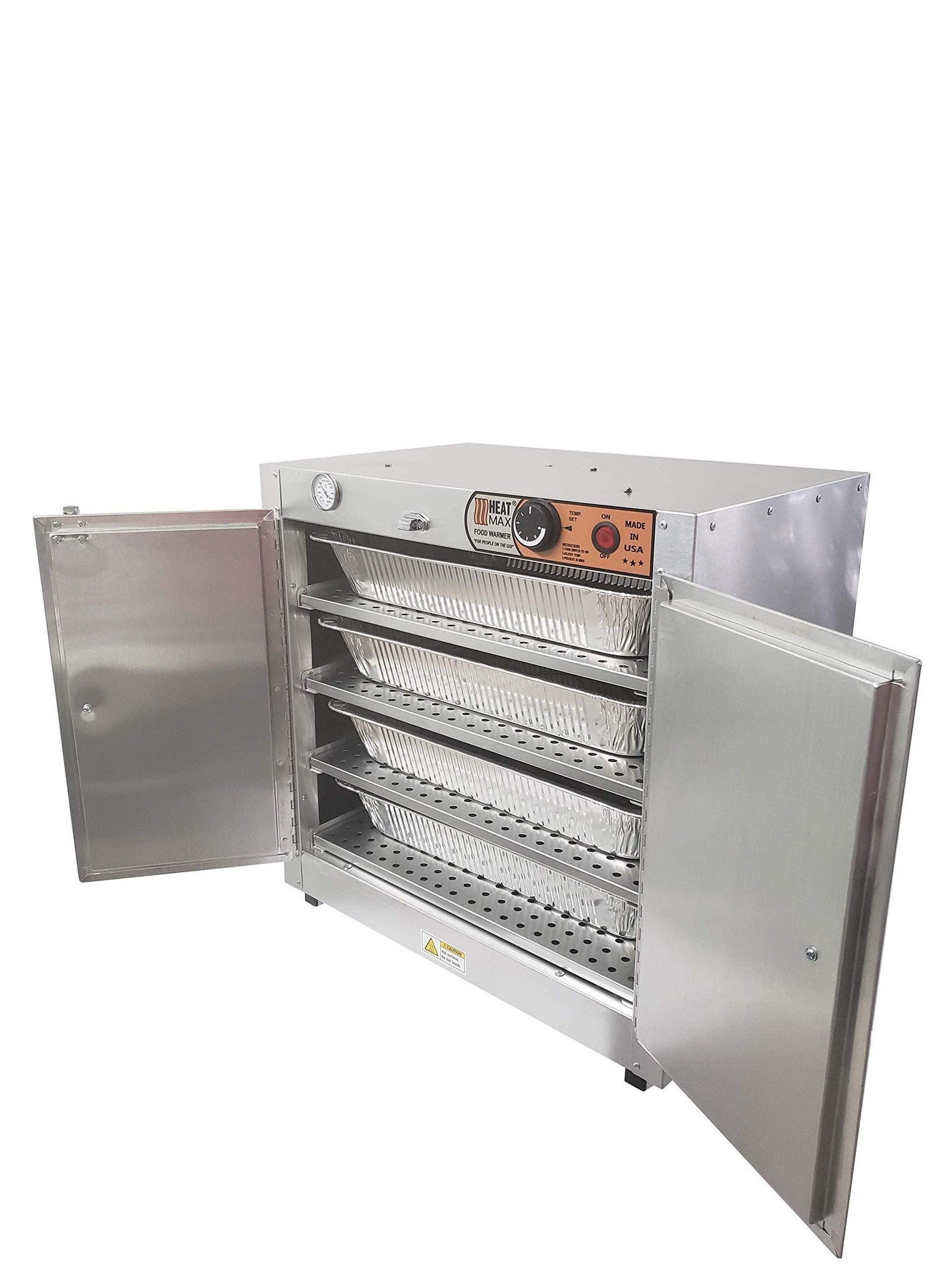 HeatMax 251524 Catering and Events Food Warmer with Water Tray, The Original and The Best, UL/NSF Certified for inspections, Made in USA with Service and Support, Great for Schools, Churches - CookCave