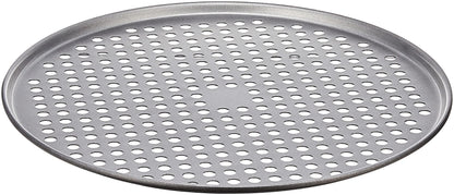 Cuisinart 14-Inch Pizza Pan, Chef's Classic Nonstick Bakeware, Silver, AMB-14PPP1 - CookCave