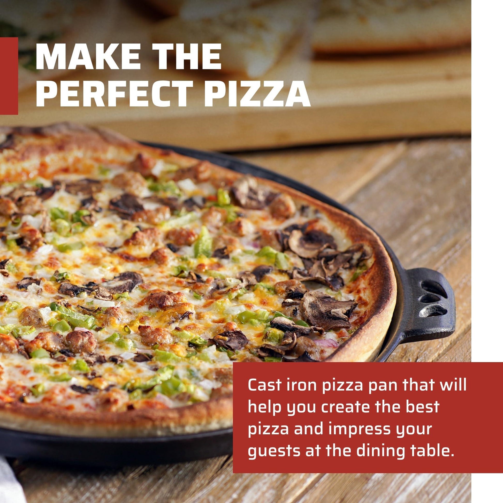 Cast Iron Pizza Pan - CookCave