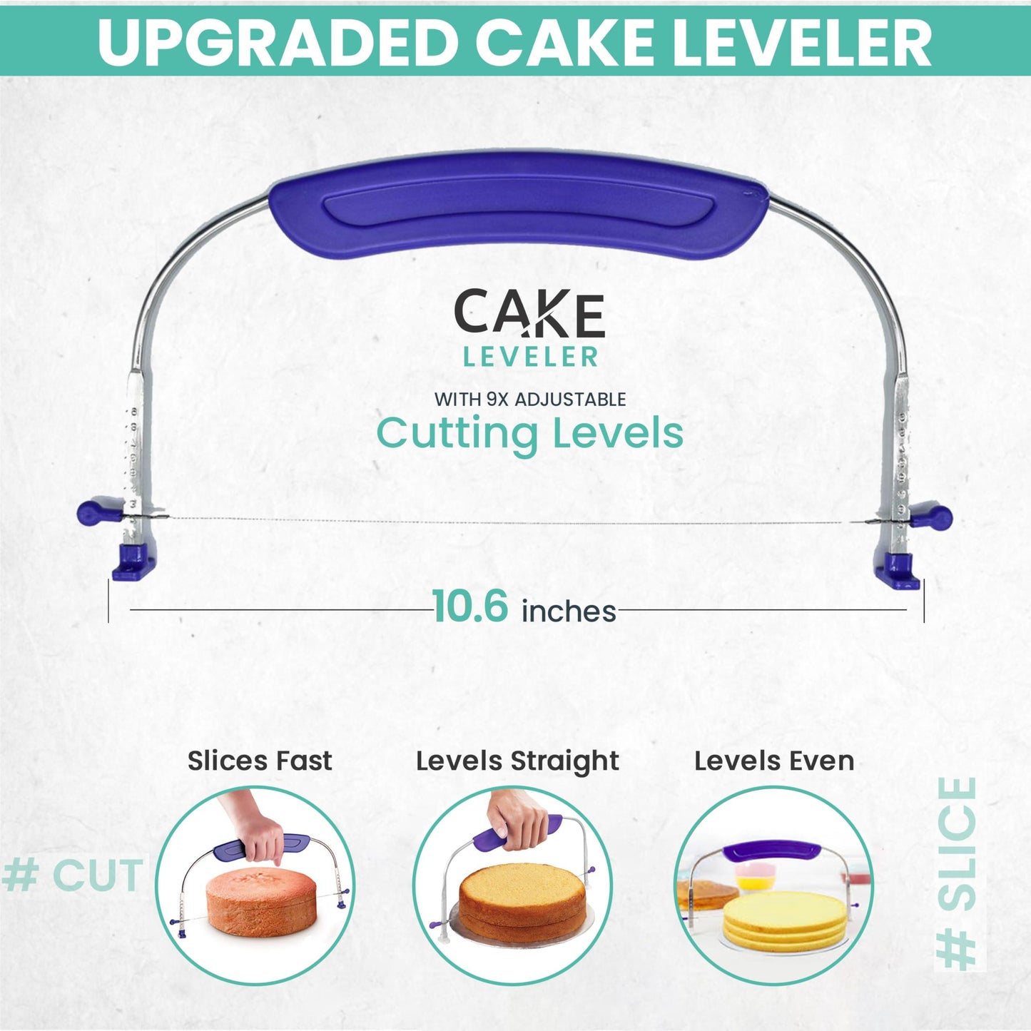 RFAQK 64 PCs Cake Decorating Kit for Beginners Includes Video Course, Booklet + Baking Supplies Gift - Cake Stand, Leveler, 24 Numbered Piping Tips, Straight & Offset Spatula, & Scraper sets - CookCave