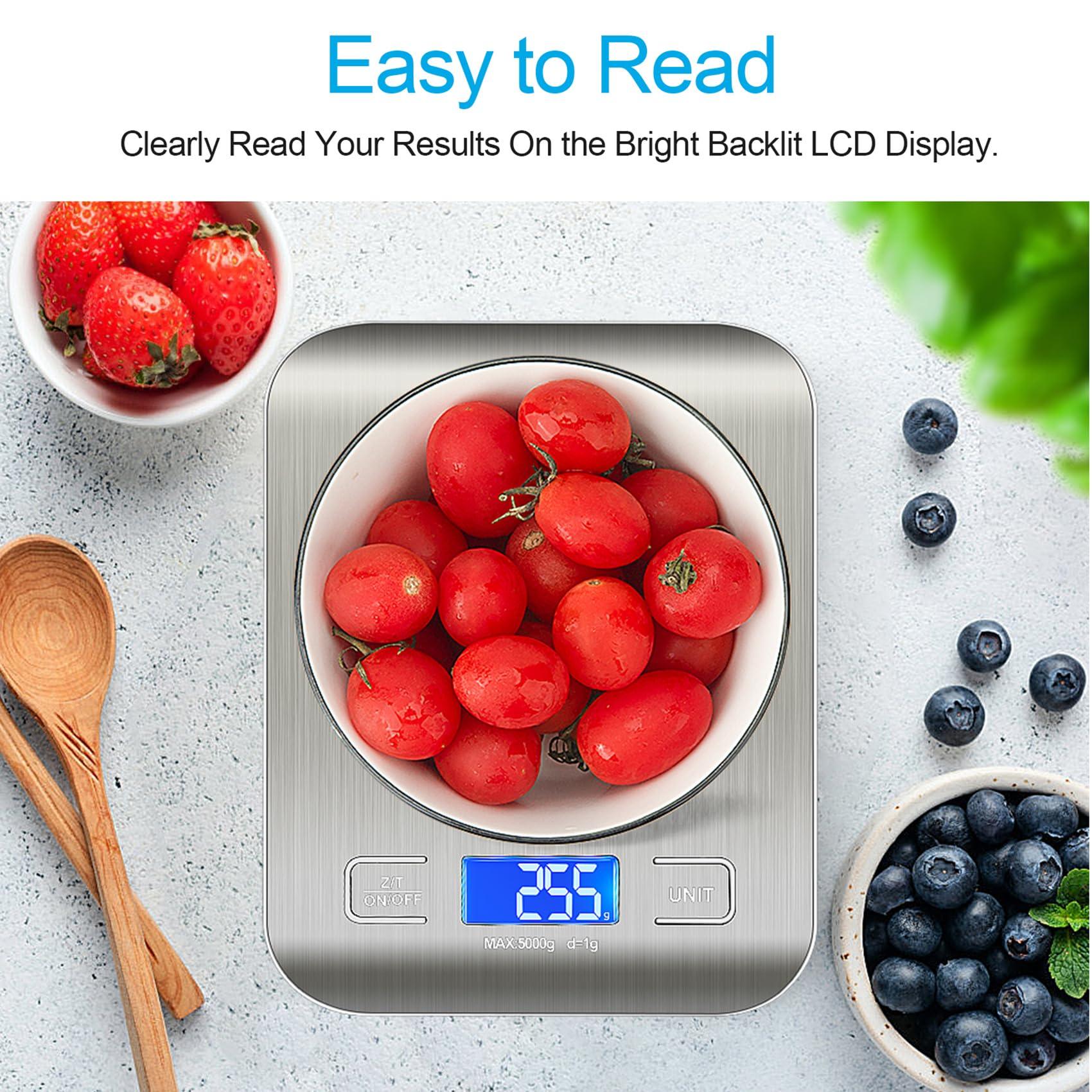 WIWUE GUO Food Scale, Kitchen Scale, Gram Scale, Digital Food Scale, Weight Scale, Digital Scale, Coffee Scale, Scales Digital Weight Grams, Digital Kitchen Scale, Kitchen Small Appliances - CookCave