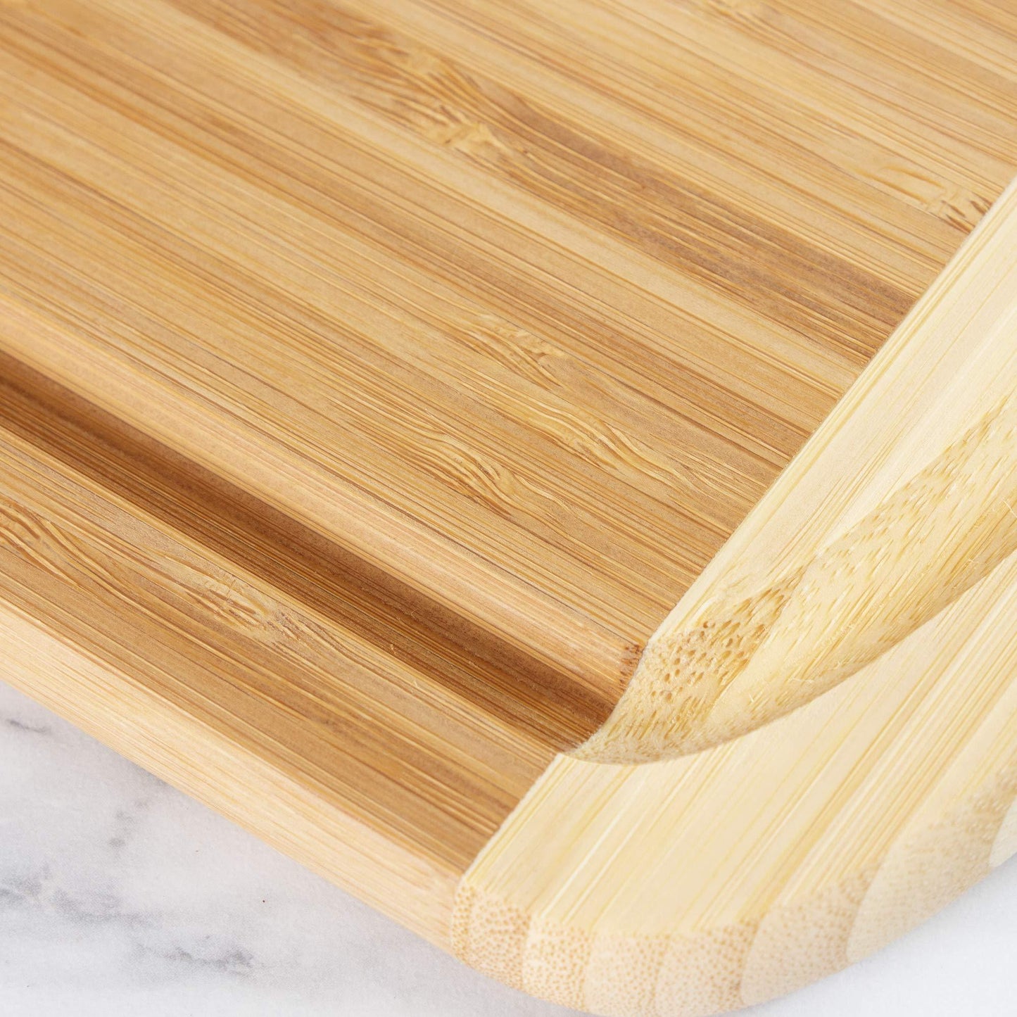 Totally Bamboo Reversible Baker's Board and Carving Butcher Block with Juice Grooves - CookCave