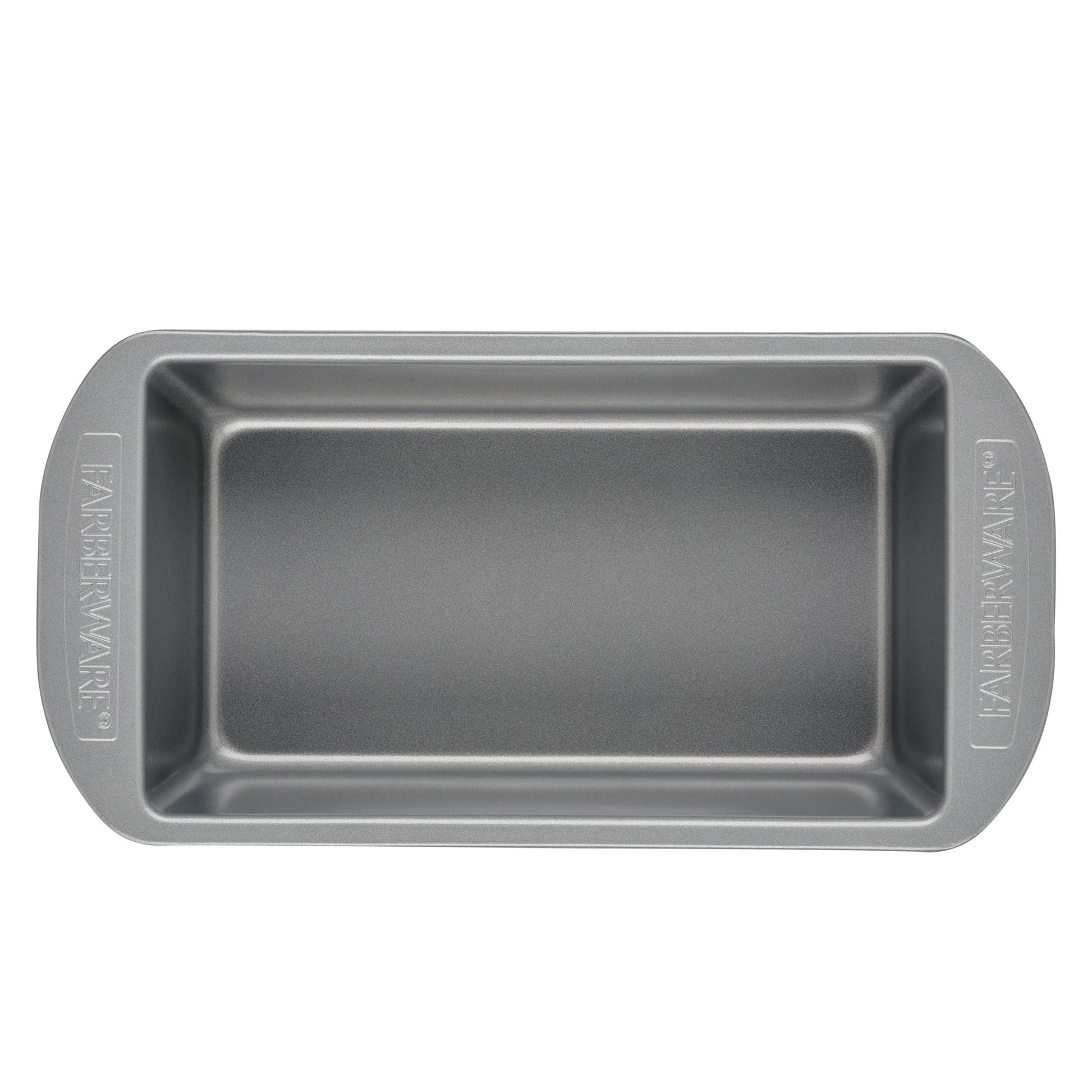 Farberware Bakeware Meatloaf/Nonstick Baking Loaf Pan Set, Two 9-Inch x 5-Inch, Gray - CookCave