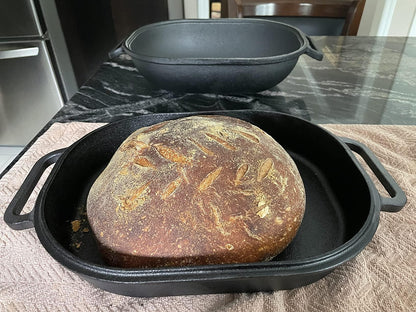 Cuisiland Large Heavy Duty Cast Iron Bread & Loaf Pan - A perfect way for baking - CookCave