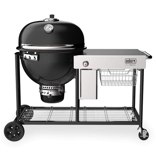 Weber Summit Kamado S6 Charcoal Grilling Center, Black - CookCave