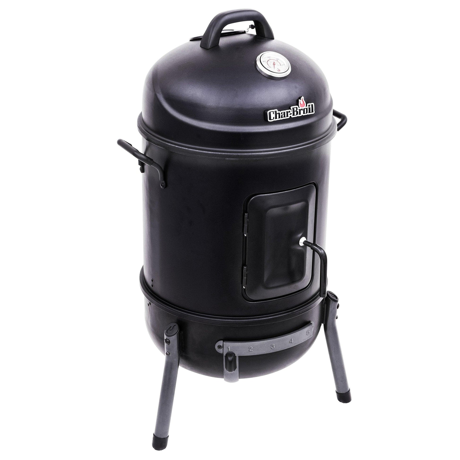 Char-Broil Bullet Charcoal Smoker 16" - 18202075,Black - CookCave