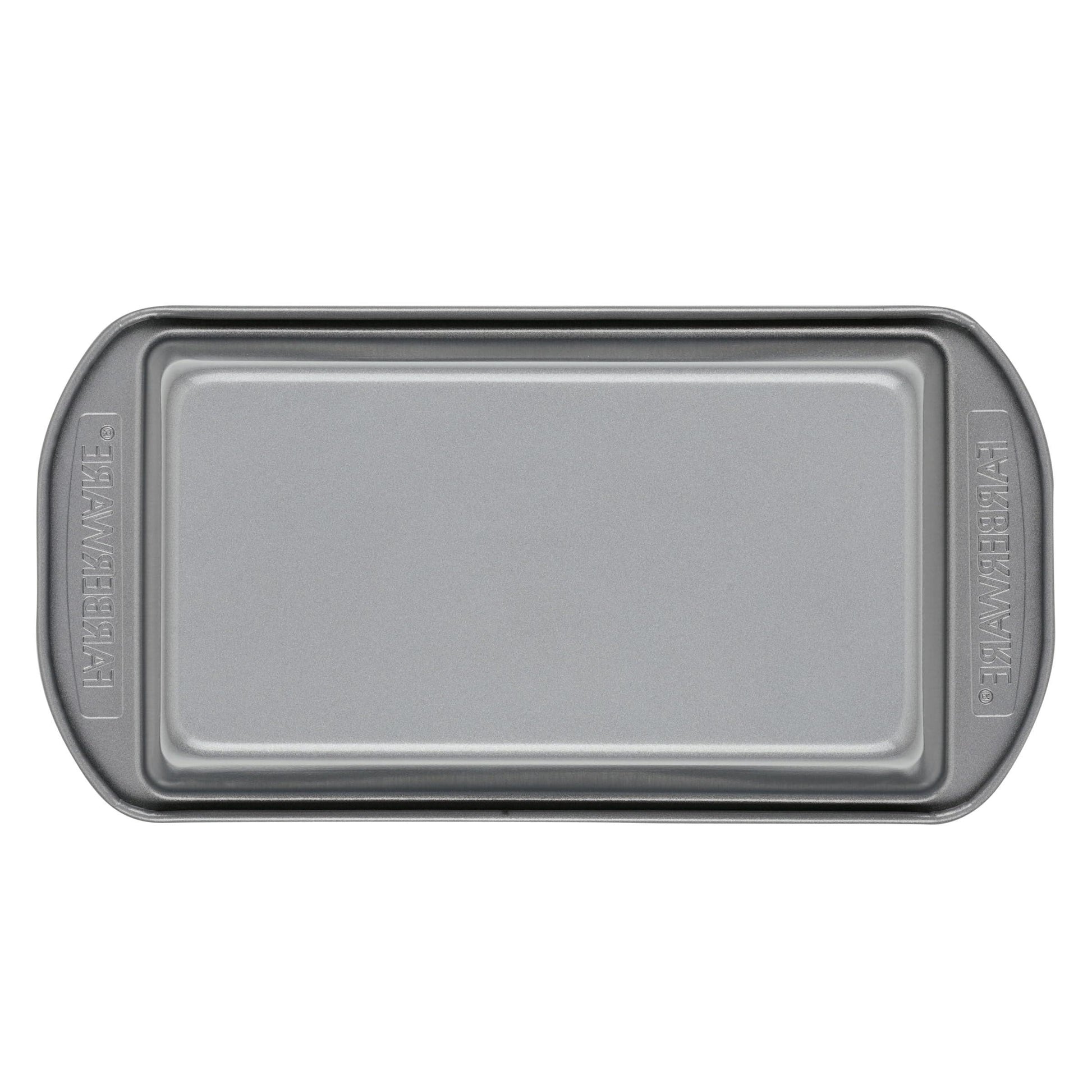 Farberware Bakeware Meatloaf/Nonstick Baking Loaf Pan Set, Two 9-Inch x 5-Inch, Gray - CookCave